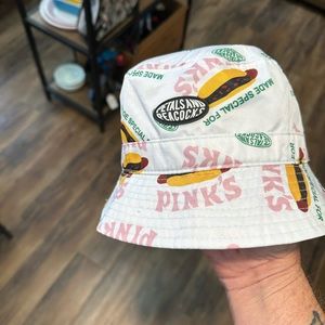 New Pedals and Peacocks Pinks bucket hat!